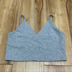Brandy Melville grey Amara top